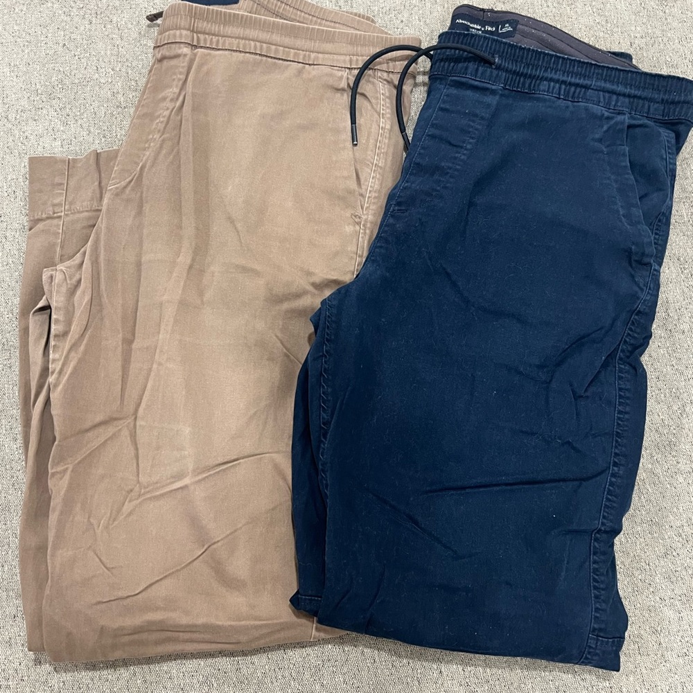 Abercrombie & Fitch XL Pants - Brown and Navy